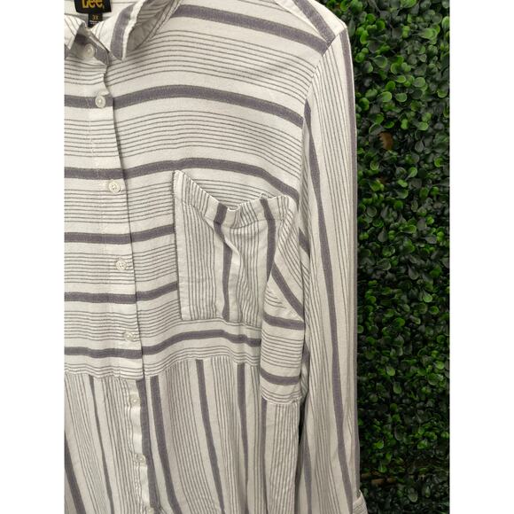 Lee Long sleeve Blouse, Women’s Size 3XL - Picture 3 of 6
